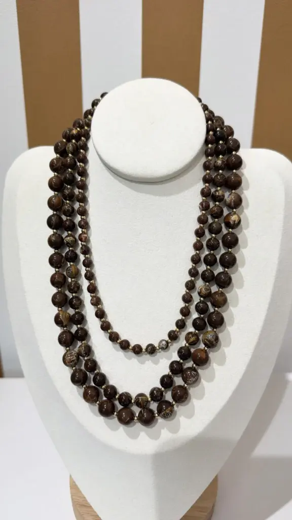 Collier Triple Perles