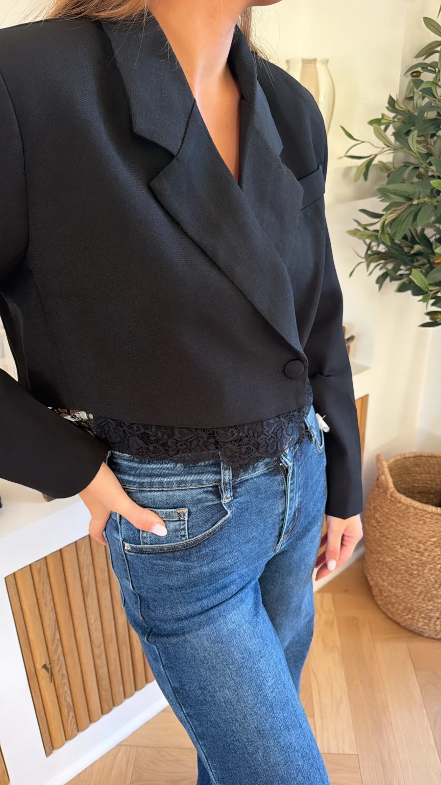 Blazer dentelle