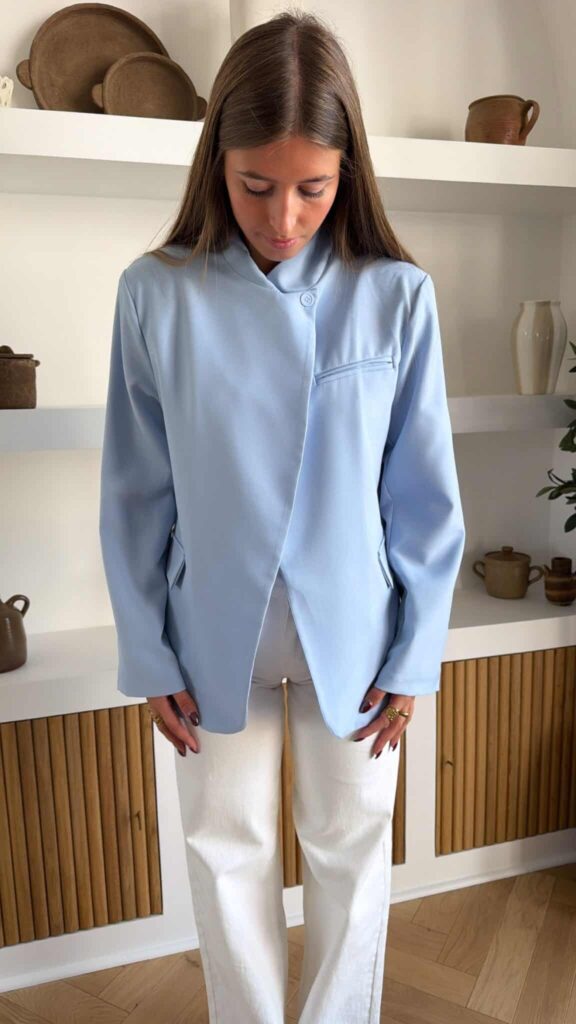 Blazer Tom Bleu Ciel