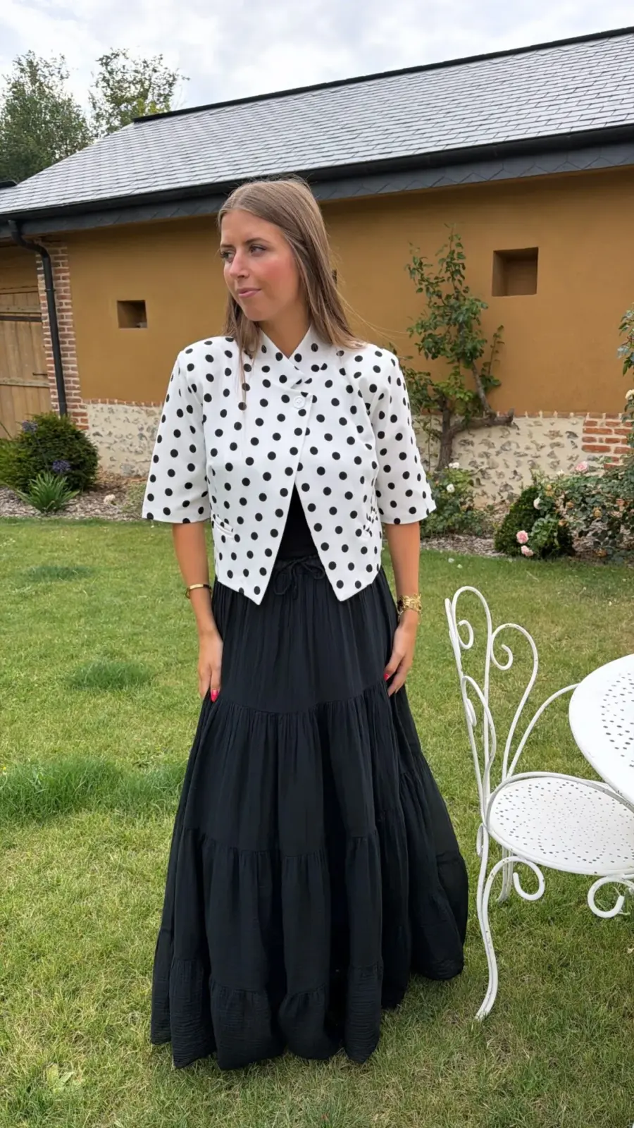 Blazer à pois