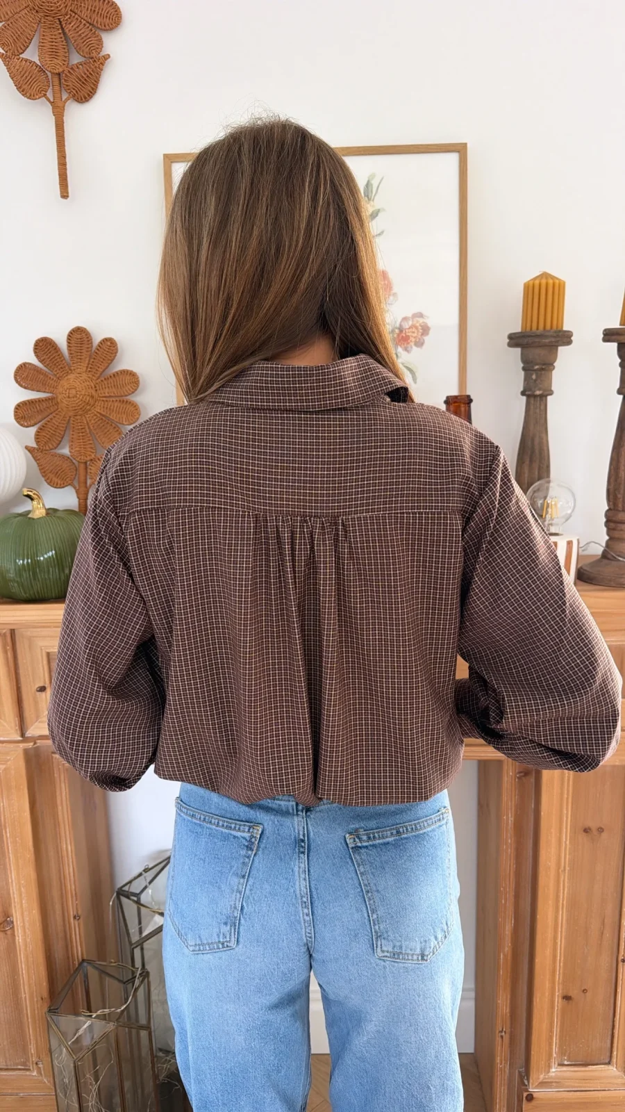 Chemise Margaux Marron