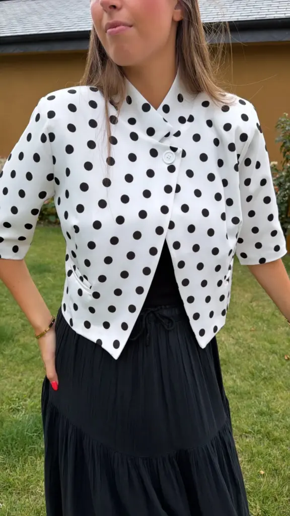 Blazer à pois