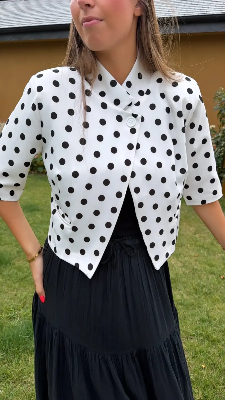 Blazer à pois