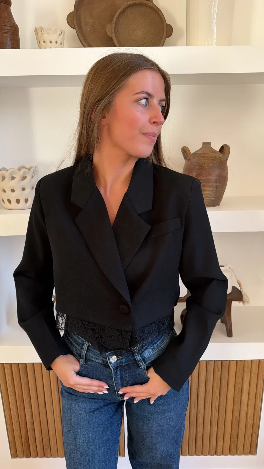 Blazer dentelle