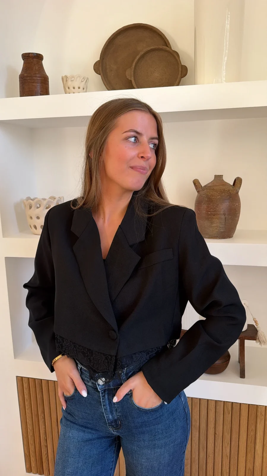 Blazer dentelle