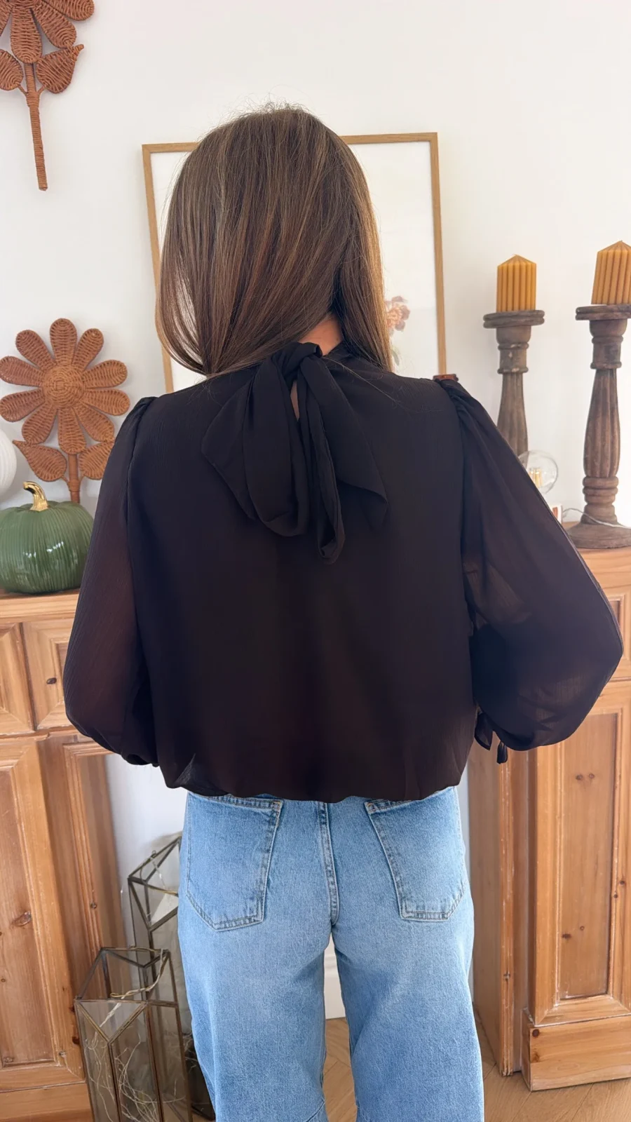 Blouse Eva Marron