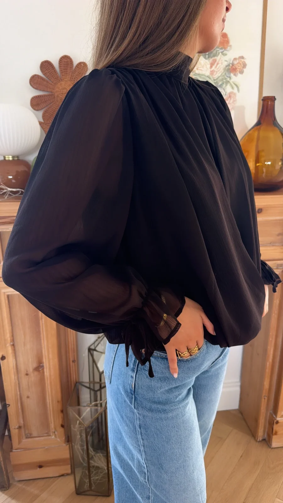 Blouse Eva Marron