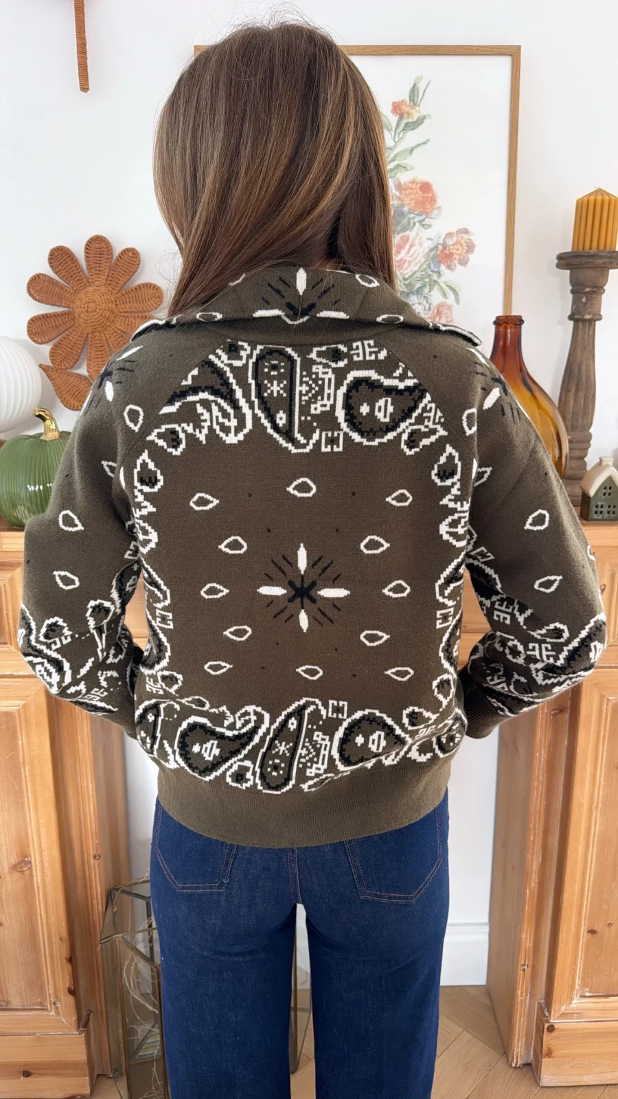 Gilet Bandana Kaki