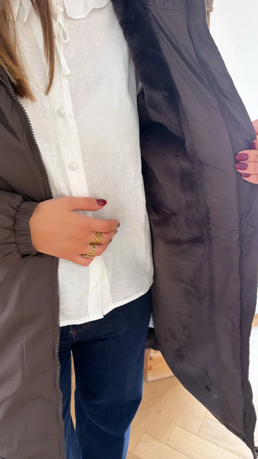 Parka Romy Marron