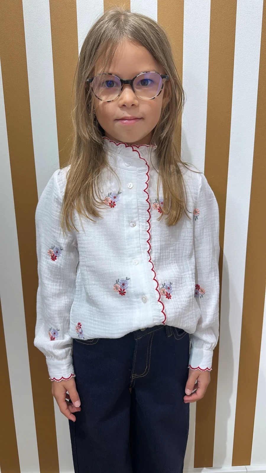 Chemise Fleurs Enfant