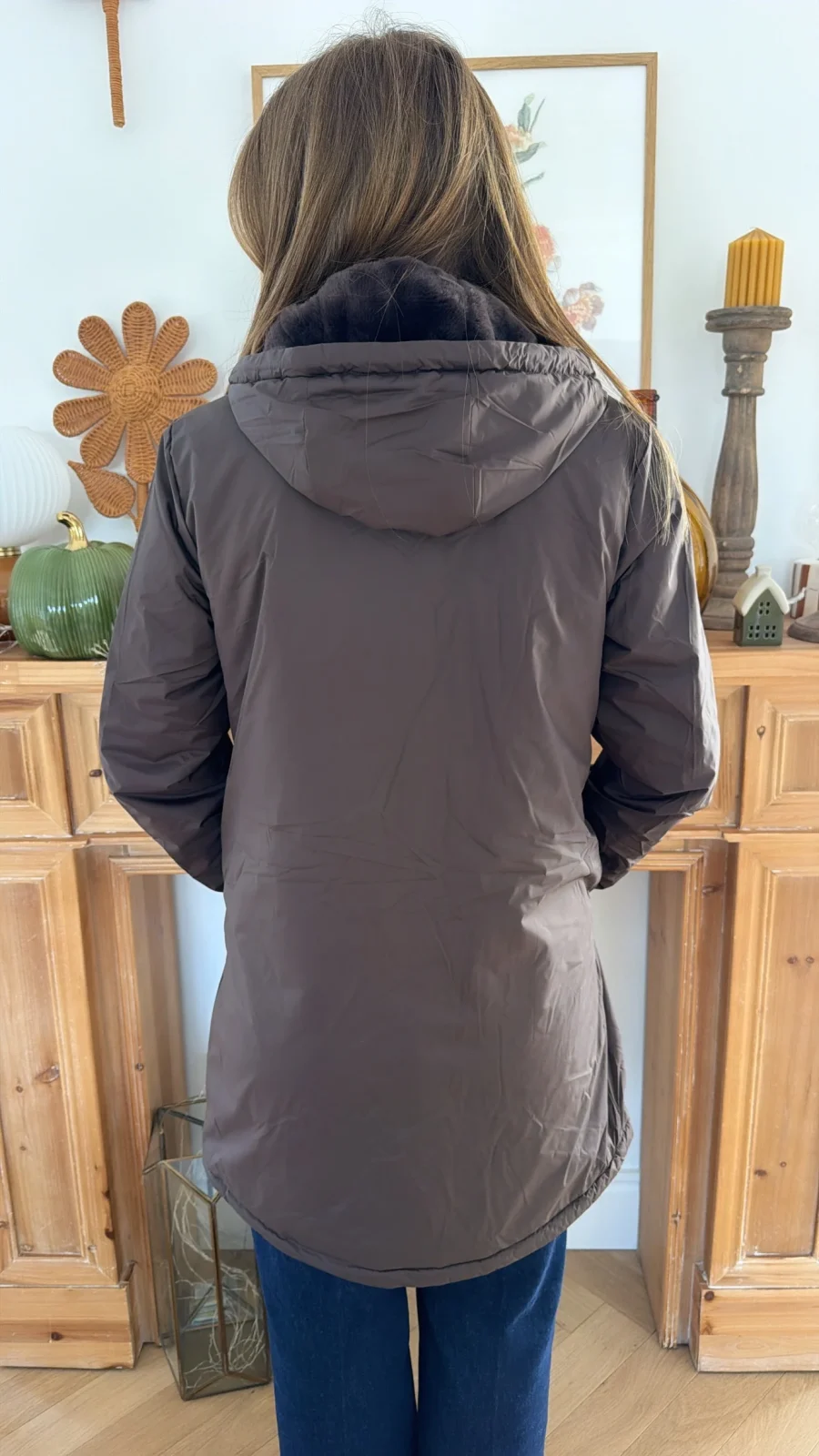 Parka Romy Marron